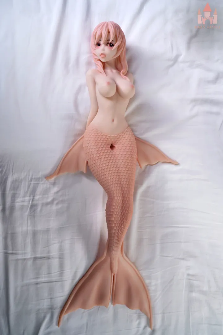 80cm (2ft7) N/A Fantasy Silicone Sex Doll Mermaid, Head #Mermaid